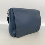 Louis Vuitton Shoulder Bag LV Aerogram Takeoff Messenger Blue Atlantic — view 2