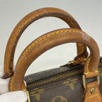 Louis Vuitton Handbag Monogram Mini Speedy Brown — view 6