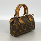 Louis Vuitton Handbag Monogram Mini Speedy Brown — view 2