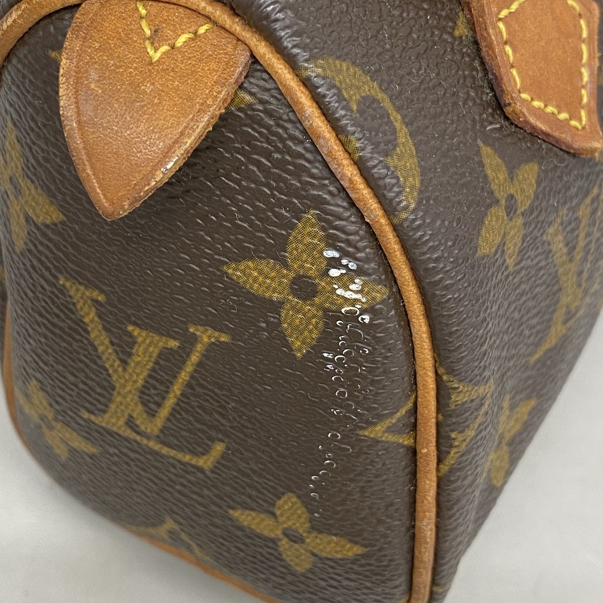Louis Vuitton Handbag Monogram Mini Speedy Brown — view 8