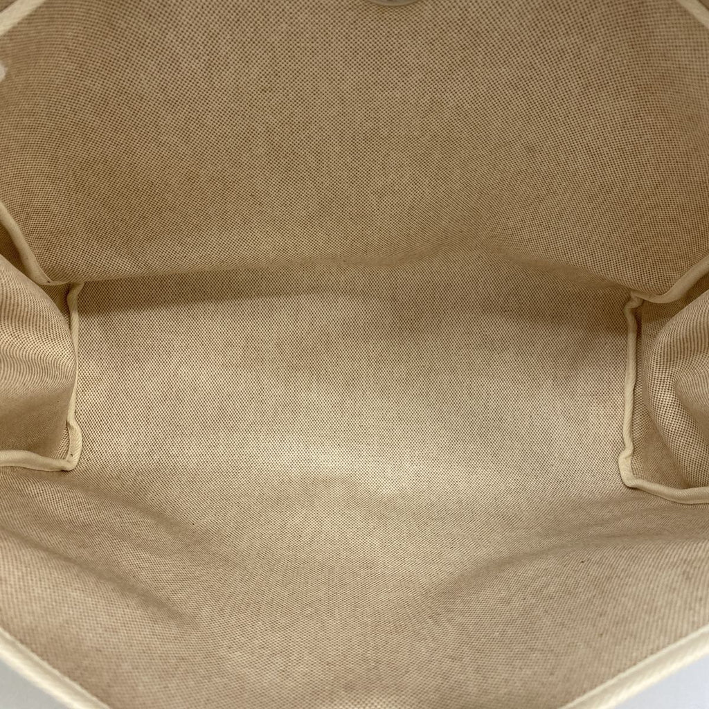 Hermes Handbag Herbag MM Toile H Natural Silver 2-Way Bag — view 4