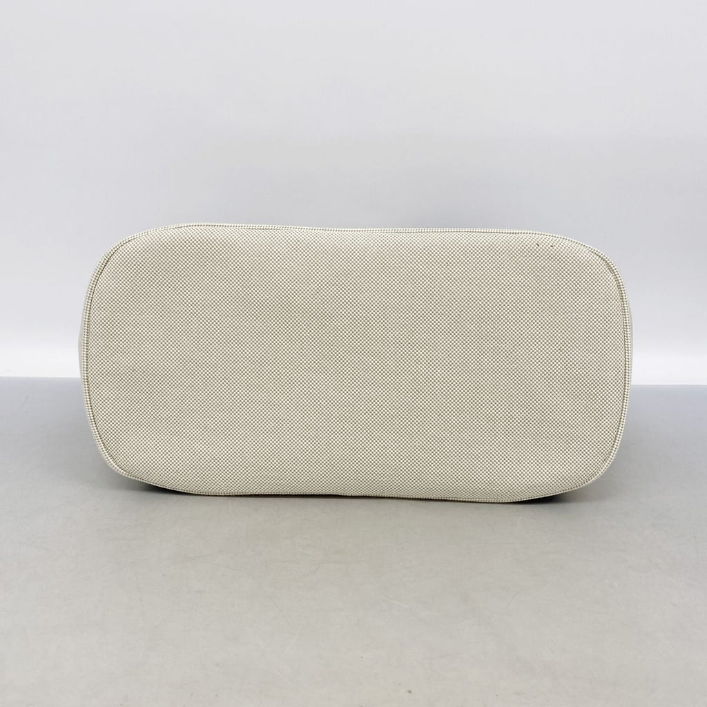 Hermes Diaper Bag Cabriole Toile H Navy Silver — view 3