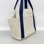 Hermes Diaper Bag Cabriole Toile H Navy Silver — view 2