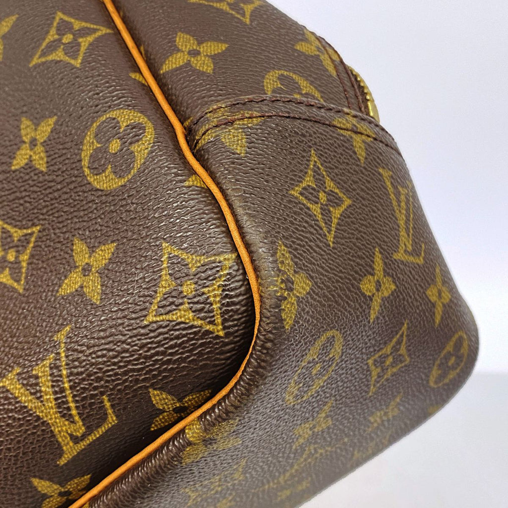 Louis Vuitton Handbag Monogram Deauville Brown — view 6