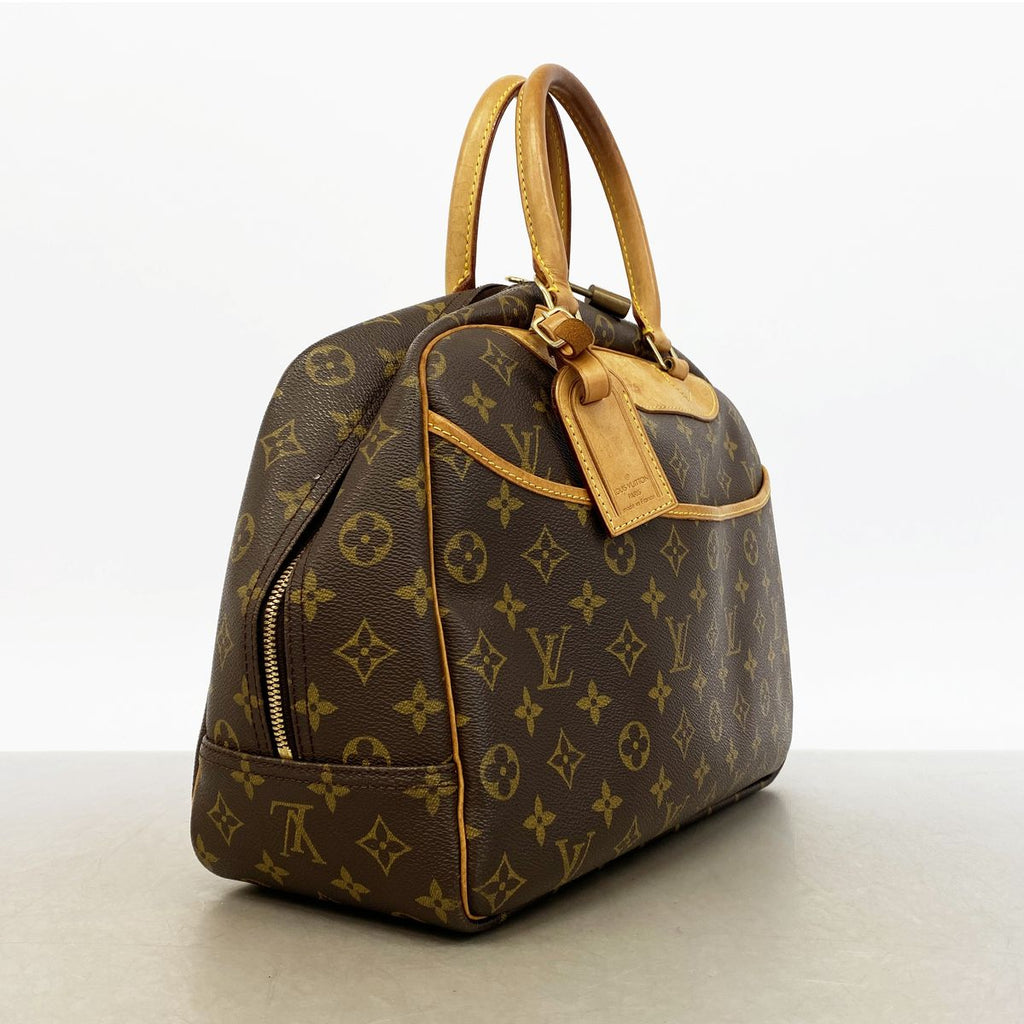 Louis Vuitton Handbag Monogram Deauville Brown — view 2