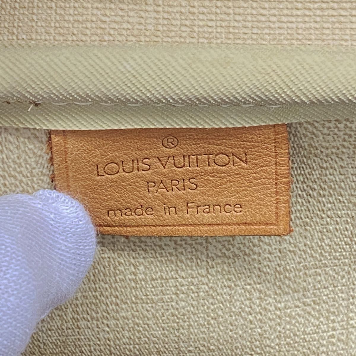 Louis Vuitton Handbag Monogram Deauville Brown — view 5
