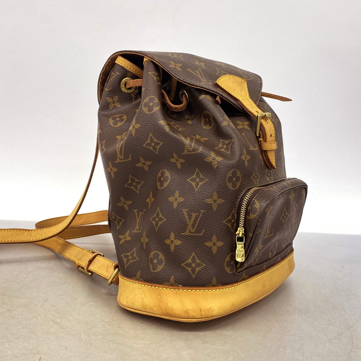 Louis Vuitton Backpack Monogram Montsouris MM Brown — view 2