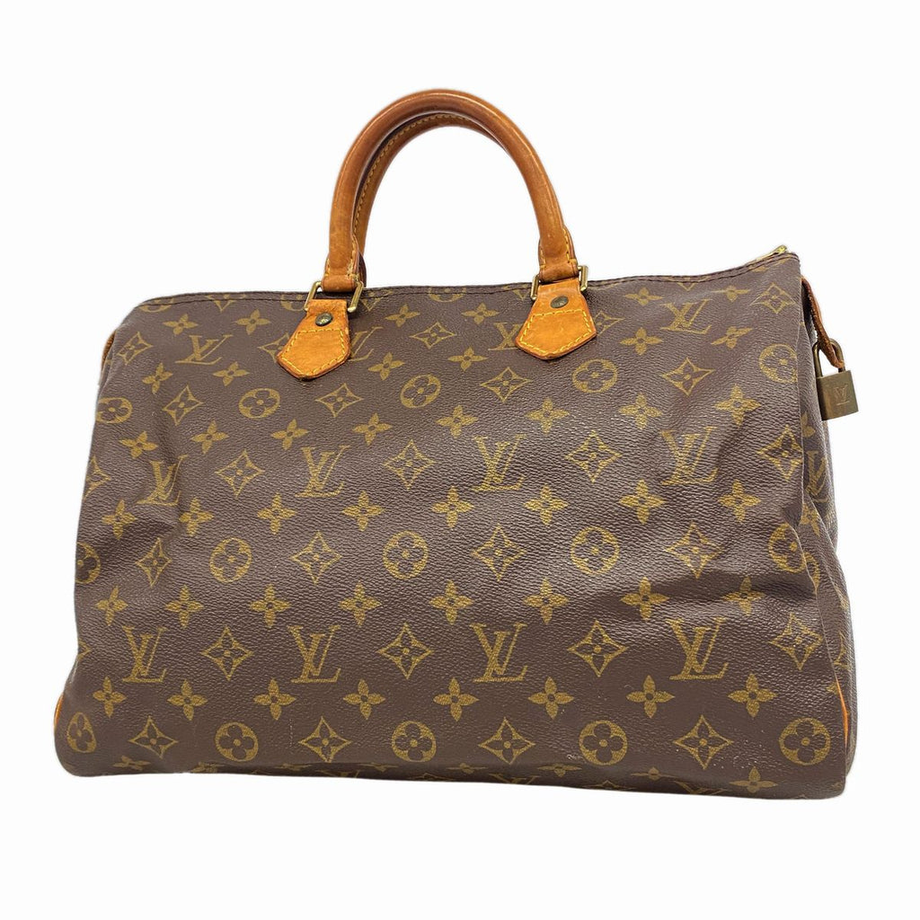 Louis Vuitton Handbag Monogram Speedy 35 Brown
