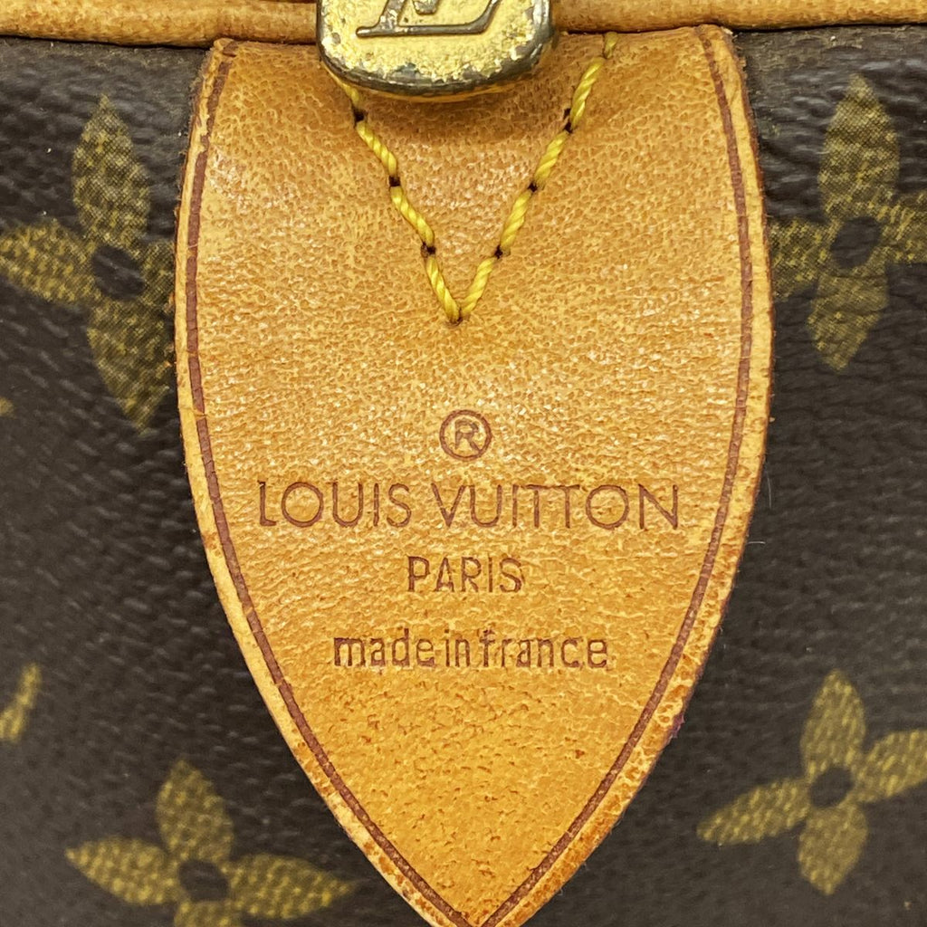 Louis Vuitton Boston Bag Monogram Sac Spool 35 Brown — view 5