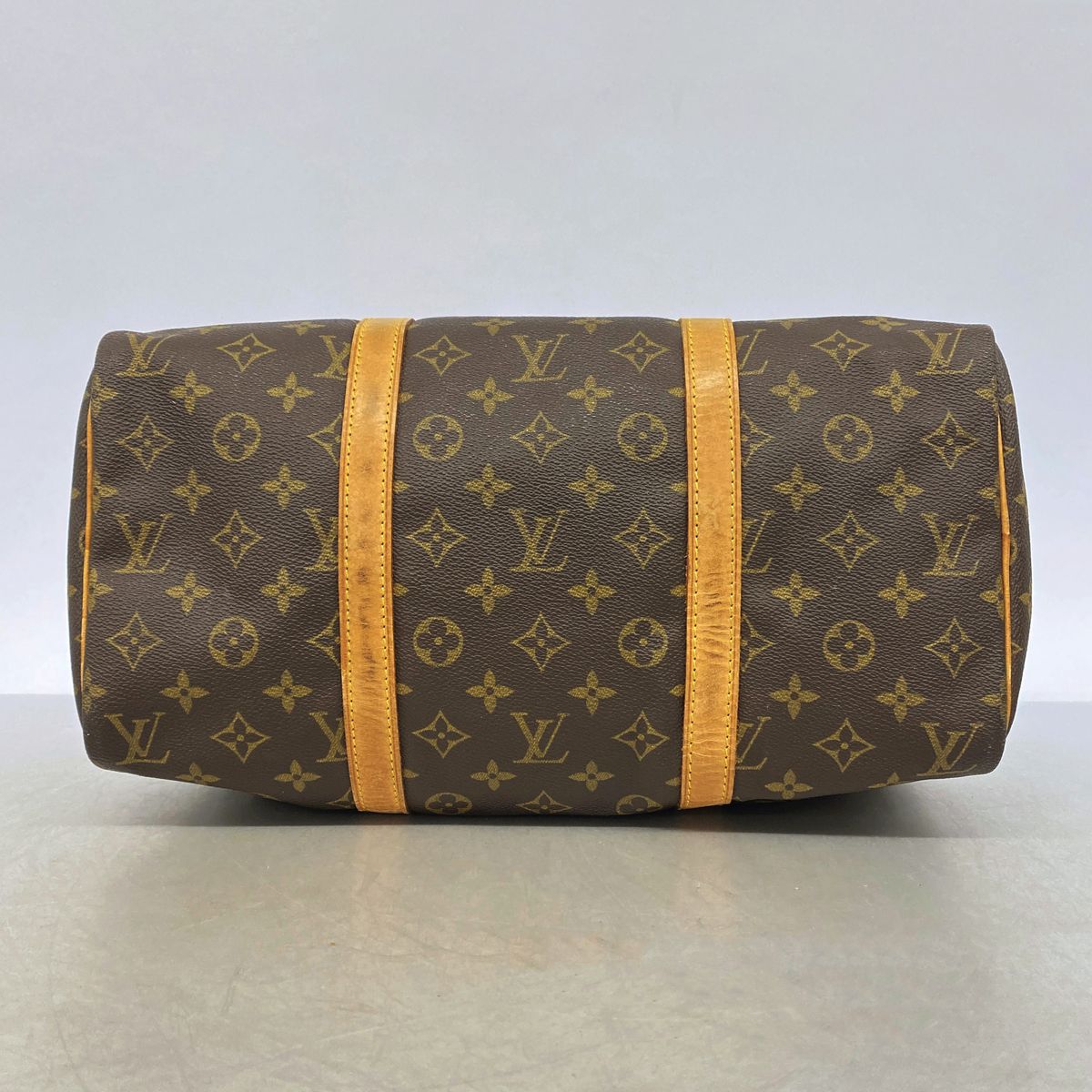 Louis Vuitton Boston Bag Monogram Sac Spool 35 Brown — view 3