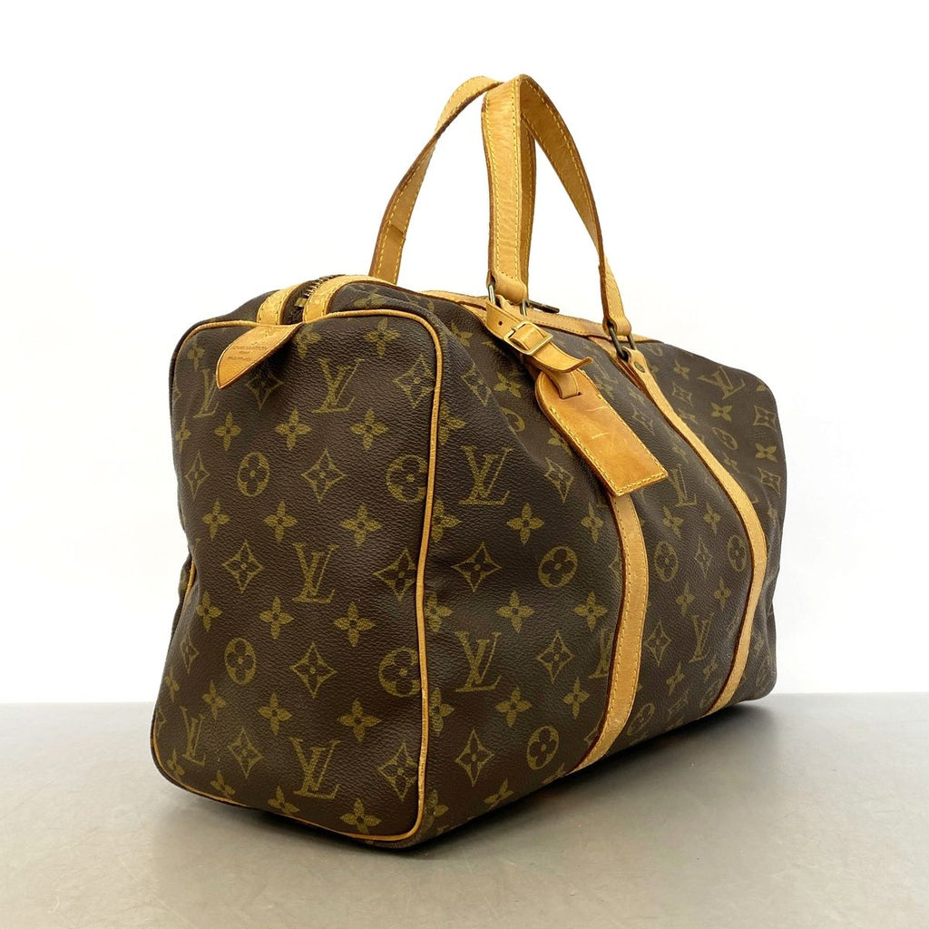 Louis Vuitton Boston Bag Monogram Sac Spool 35 Brown — view 2
