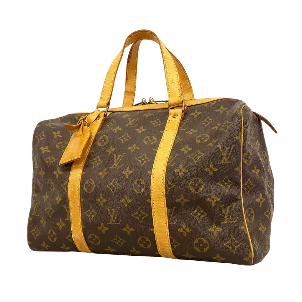 Louis Vuitton Boston Bag Monogram Sac Spool 35 Brown