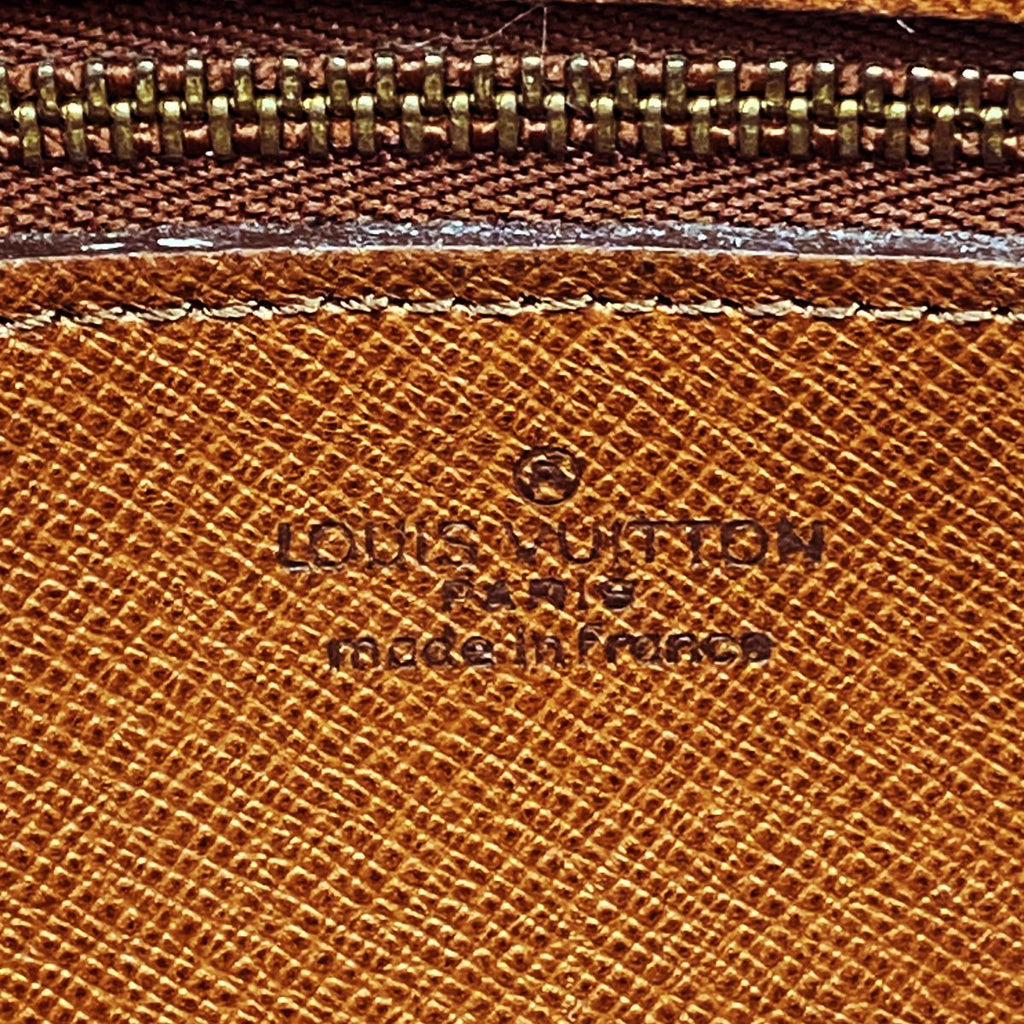 Louis Vuitton Clutch Monogram Marly Dragonne GM Brown — view 5