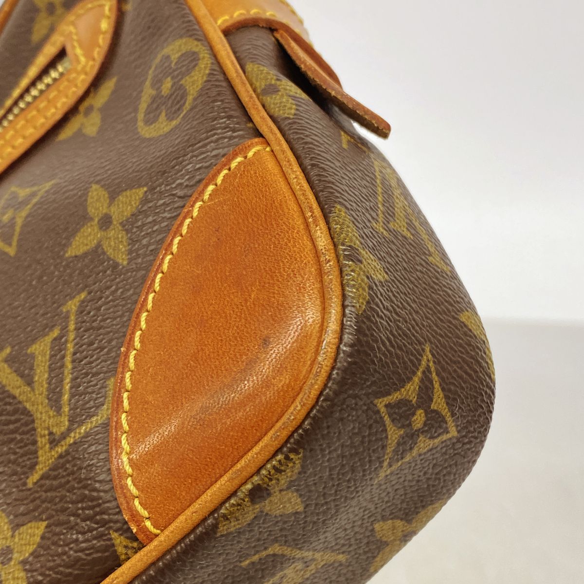 Louis Vuitton Clutch Monogram Marly Dragonne GM Brown — view 7