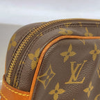 Louis Vuitton Clutch Monogram Marly Dragonne GM Brown — view 6