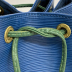 Louis Vuitton Shoulder Bag Epi Noe Toledo Blue Borneo Green — view 8