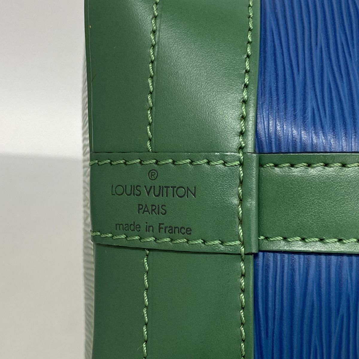 Louis Vuitton Shoulder Bag Epi Noe Toledo Blue Borneo Green — view 5