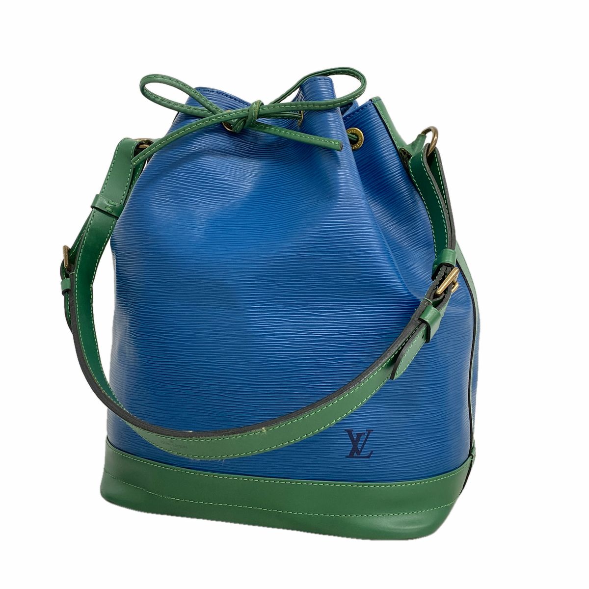 Louis Vuitton Shoulder Bag Epi Noe Toledo Blue Borneo Green