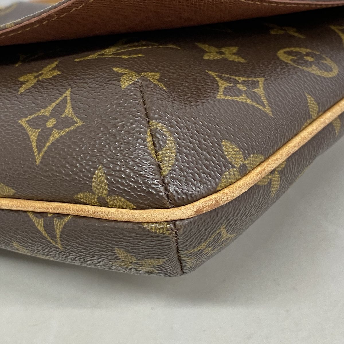 Louis Vuitton Shoulder Bag Monogram Musette Tango Short Strap Brown — view 6