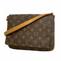 Louis Vuitton Shoulder Bag Monogram Musette Tango Short Strap Brown