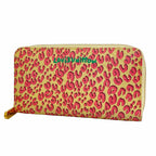 Louis Vuitton Wallet Vernis Leopard Zippy Blanc Corail