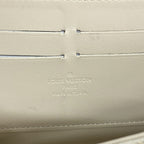 Louis Vuitton Wallet Vernis Leopard Zippy Blanc Corail — view 4