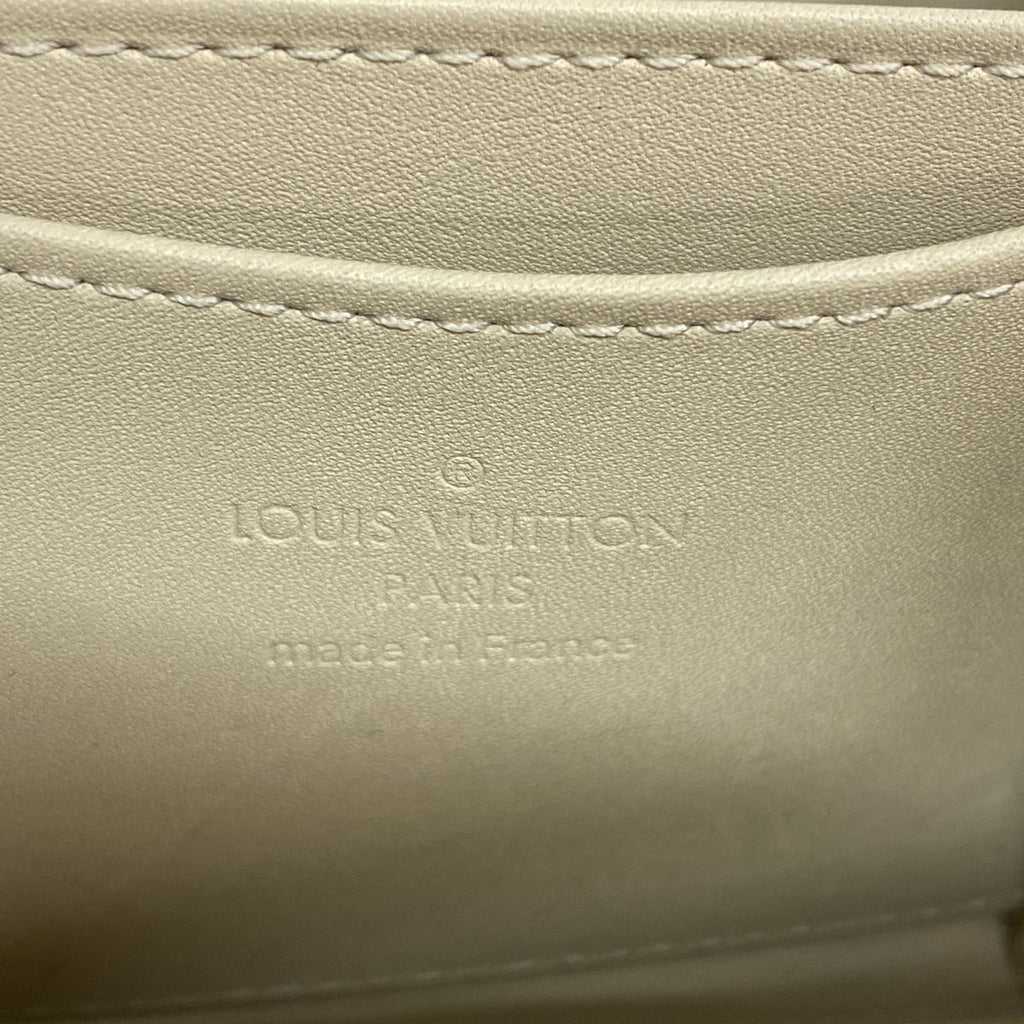Louis Vuitton Coin Purse Vernis Leopard Zippy Blanc Corail — view 4