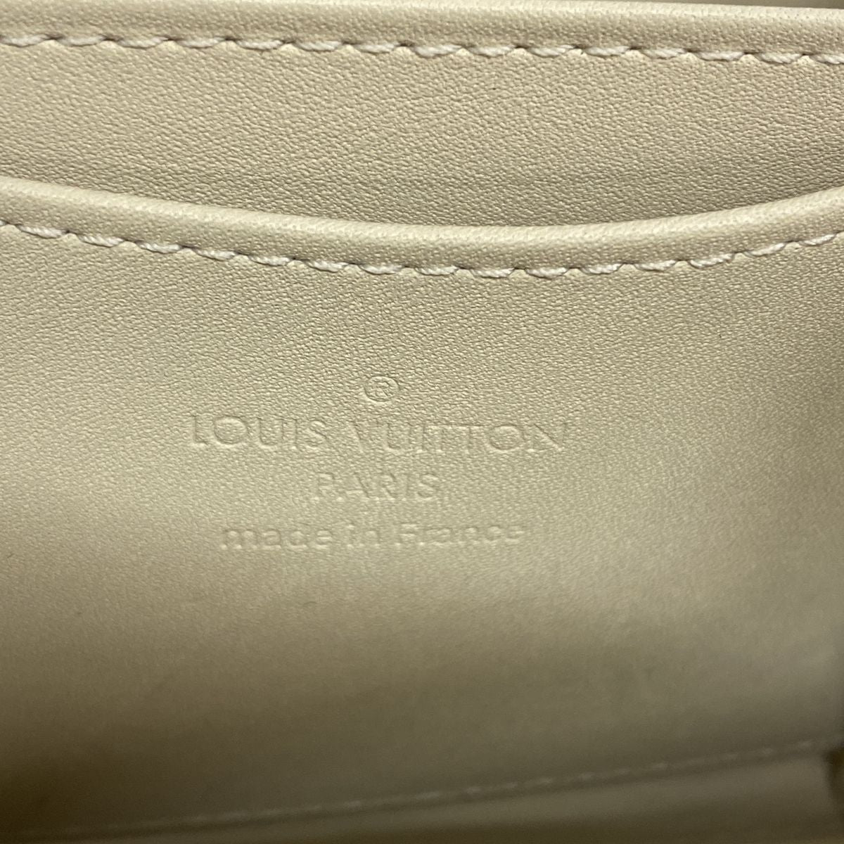 Louis Vuitton Coin Purse Vernis Leopard Zippy Blanc Corail — view 4
