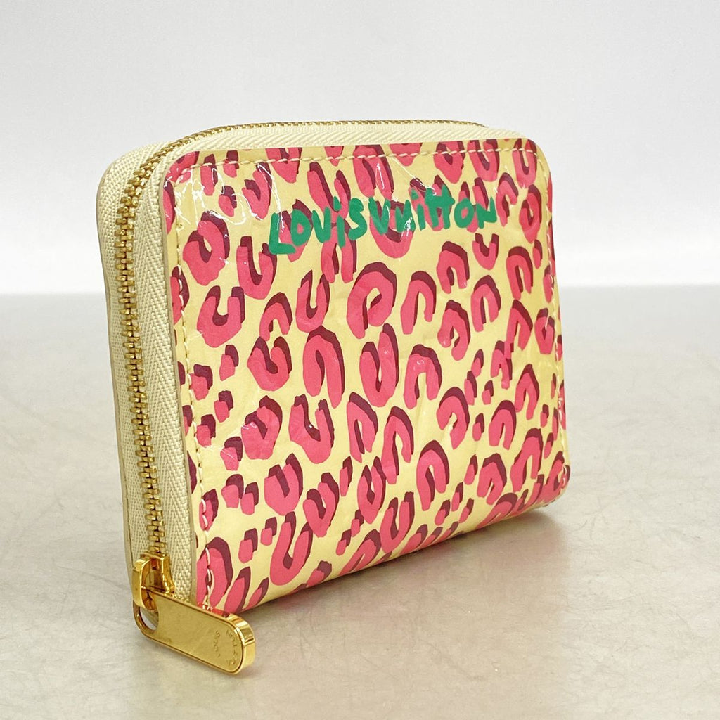 Louis Vuitton Coin Purse Vernis Leopard Zippy Blanc Corail — view 2
