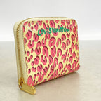 Louis Vuitton Coin Purse Vernis Leopard Zippy Blanc Corail — view 2