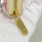 Louis Vuitton Coin Purse Vernis Leopard Zippy Blanc Corail — view 7