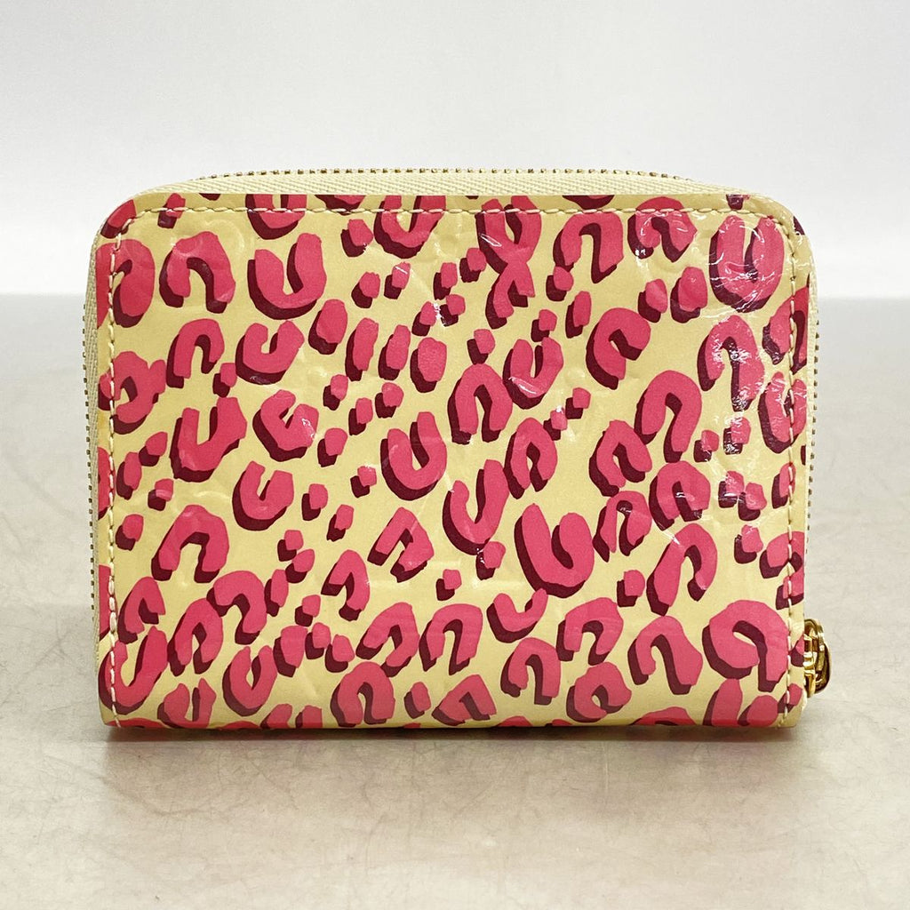Louis Vuitton Coin Purse Vernis Leopard Zippy Blanc Corail — view 8