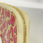 Louis Vuitton Coin Purse Vernis Leopard Zippy Blanc Corail — view 6