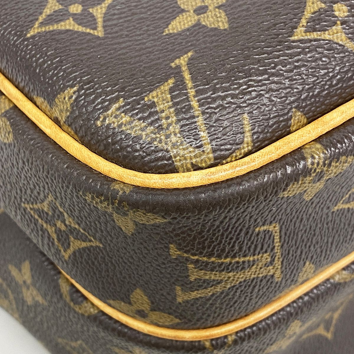 Louis Vuitton Shoulder Bag Monogram Reporter PM Brown — view 6