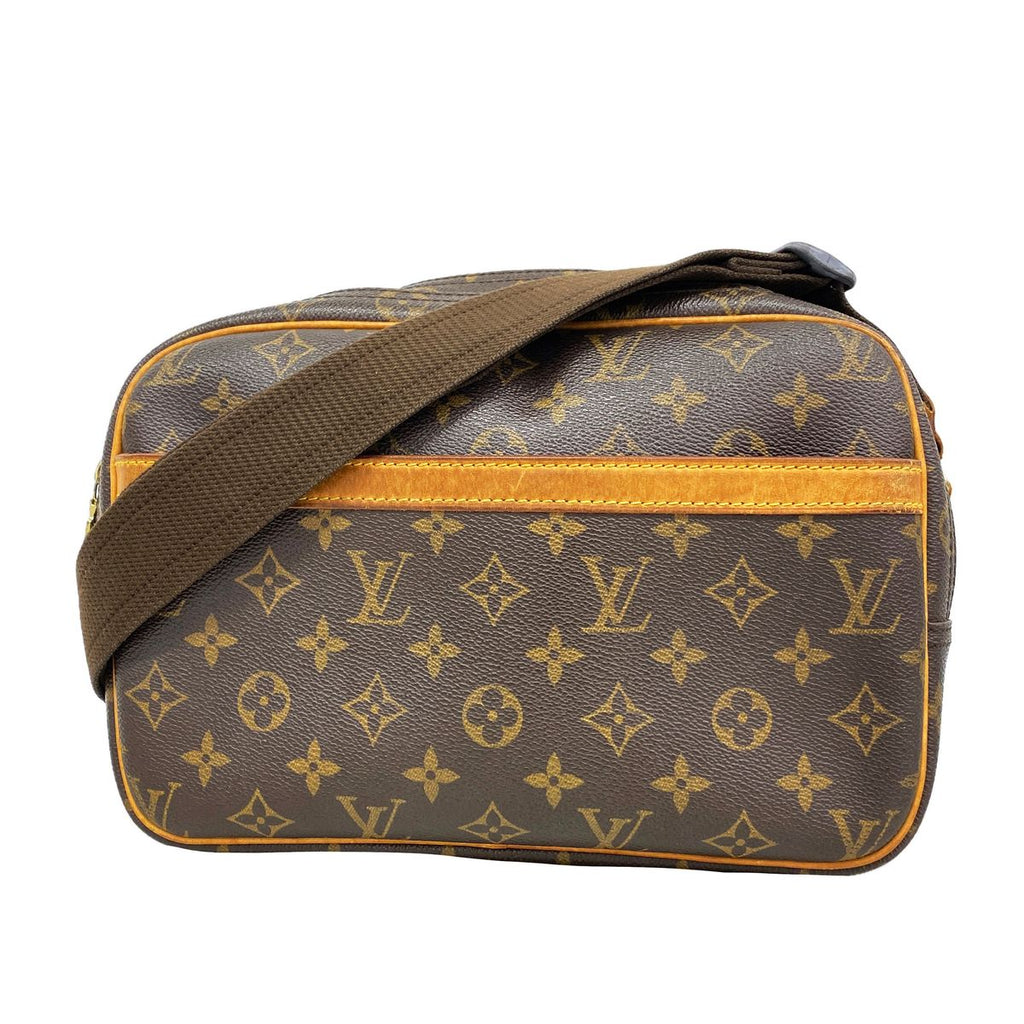 Louis Vuitton Shoulder Bag Monogram Reporter PM Brown