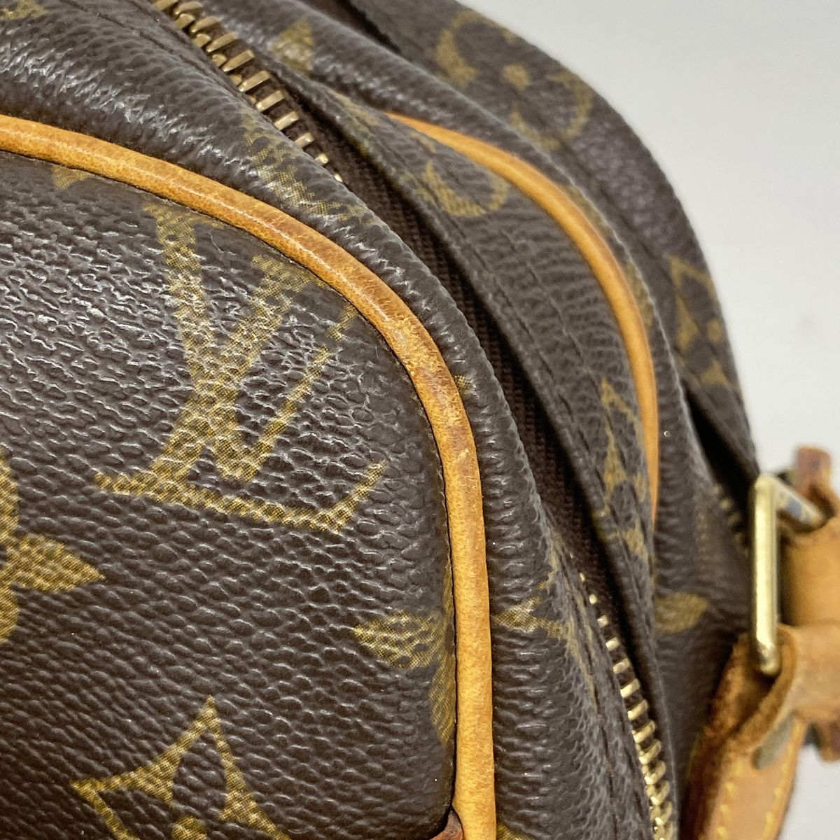 Louis Vuitton Shoulder Bag Monogram Reporter PM Brown — view 7