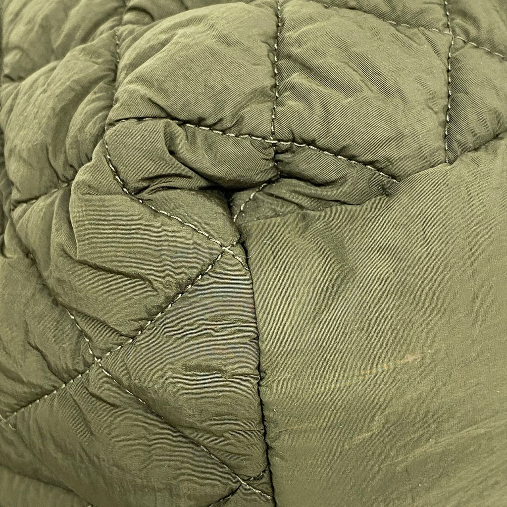 Chanel Tote Bag Coco Cocoon Nylon Khaki Green Silver — view 7