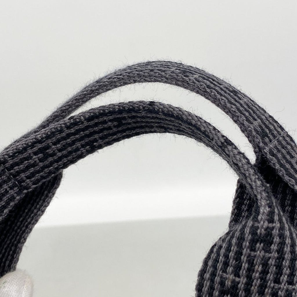 Hermes Tote Bag Herline Cabas Nylon Gray Silver — view 8