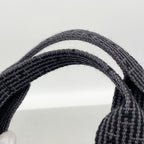 Hermes Tote Bag Herline Cabas Nylon Gray Silver — view 8