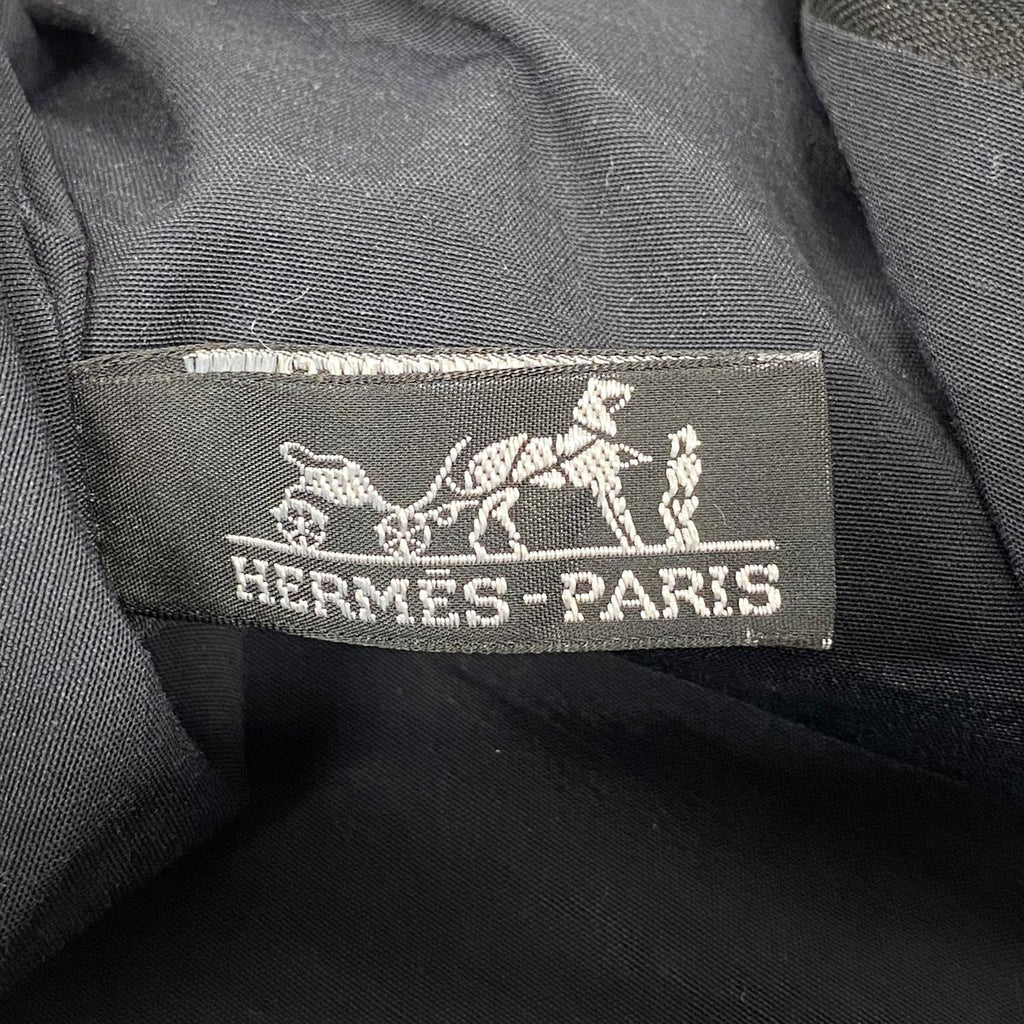 Hermes Tote Bag Herline Cabas Nylon Gray Silver — view 5
