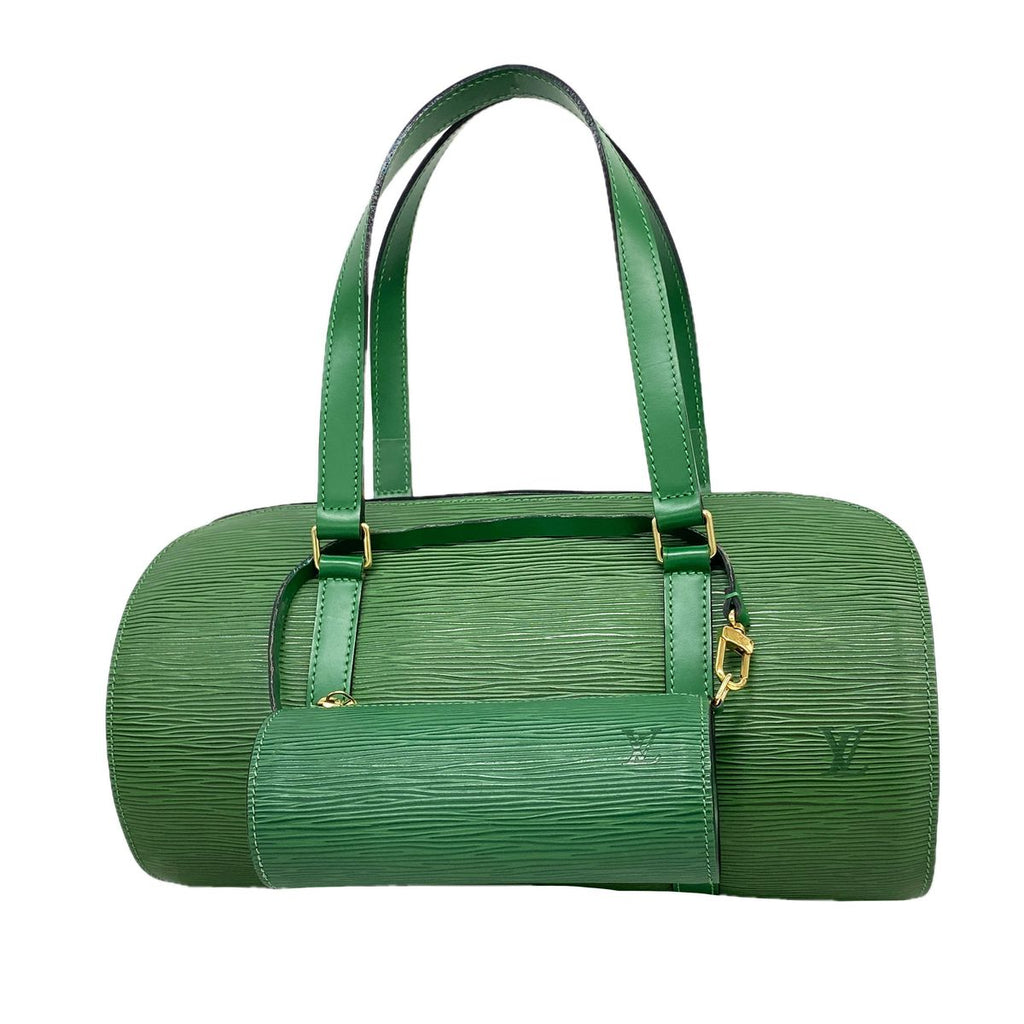 Louis Vuitton Handbag Epi Soufflot Borneo Green