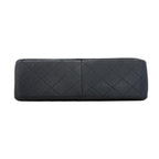 Chanel Shoulder Bag Maxi Quilted Caviar Leather Black Silver — view 3