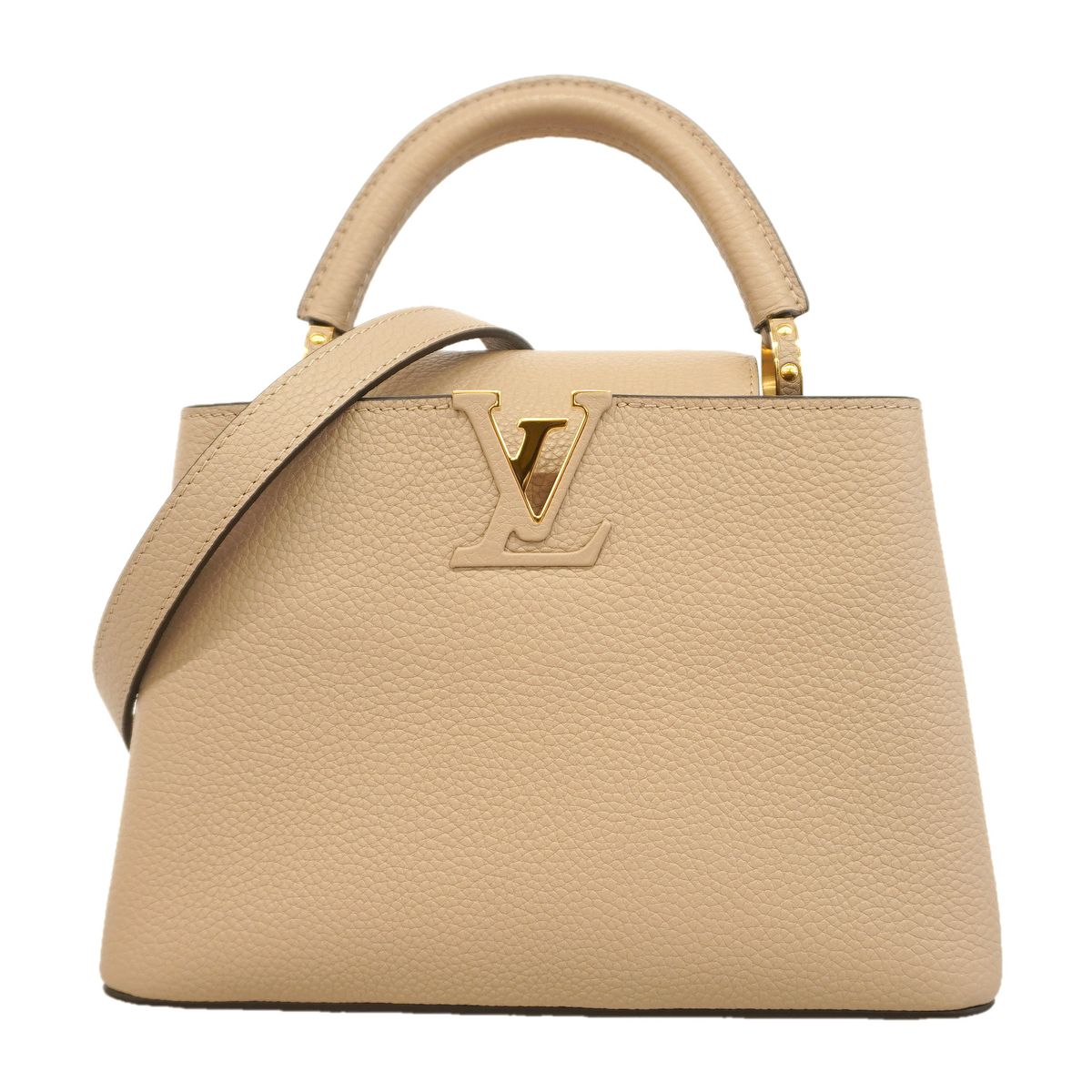 Louis Vuitton Handbag Capucines BB Galet 2-Way Bag