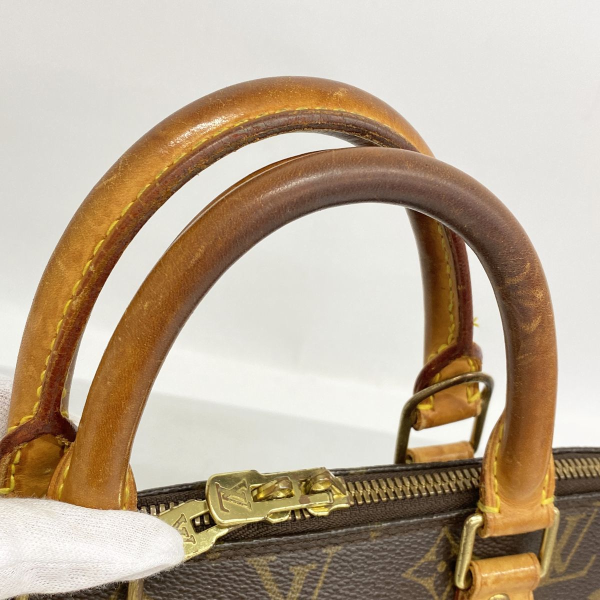 Louis Vuitton Handbag Monogram Alma Brown — view 6