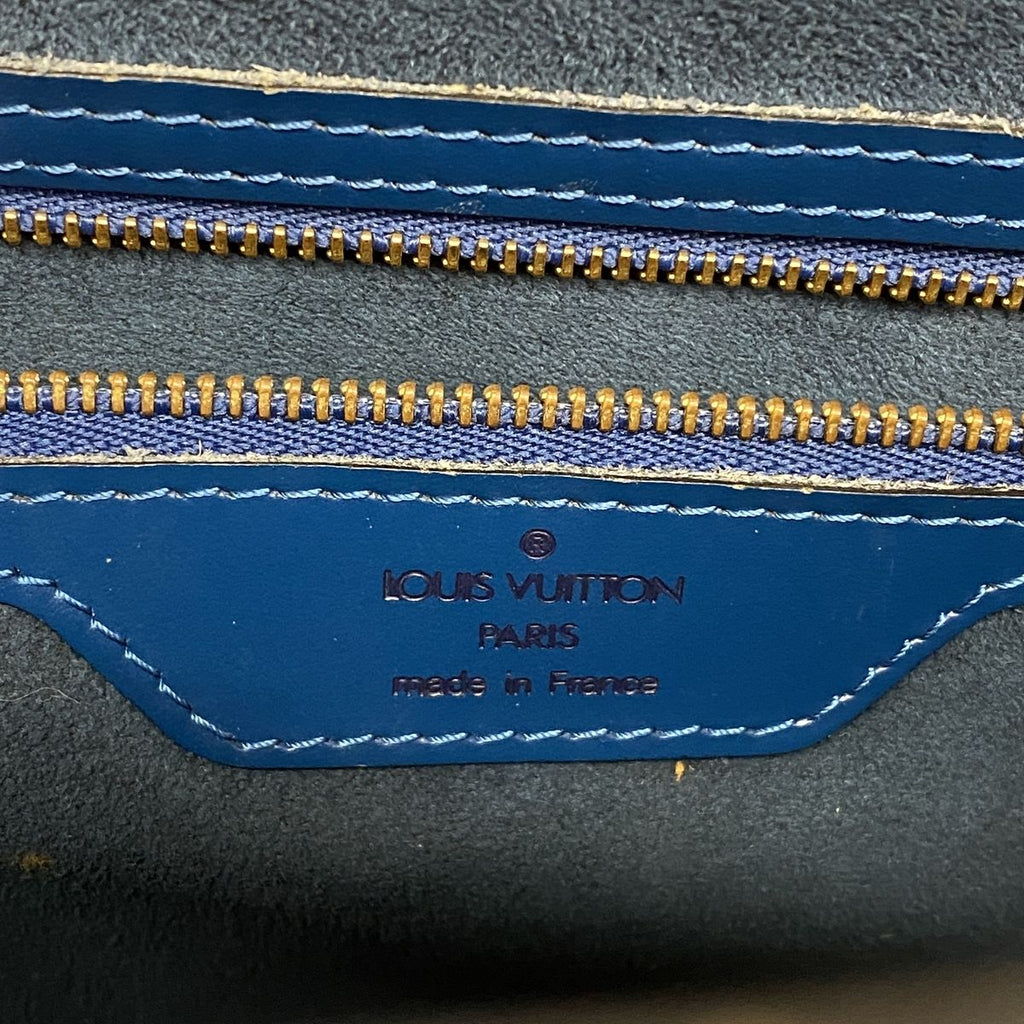 Louis Vuitton Shoulder Bag Epi Saint Jacques Shopping Toledo Blue — view 5