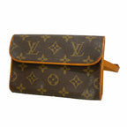 Louis Vuitton Waist Bag Monogram Pochette Florentine Brown