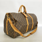 Louis Vuitton Boston Bag Monogram Keepall Bandouliere 55 Brown — view 2