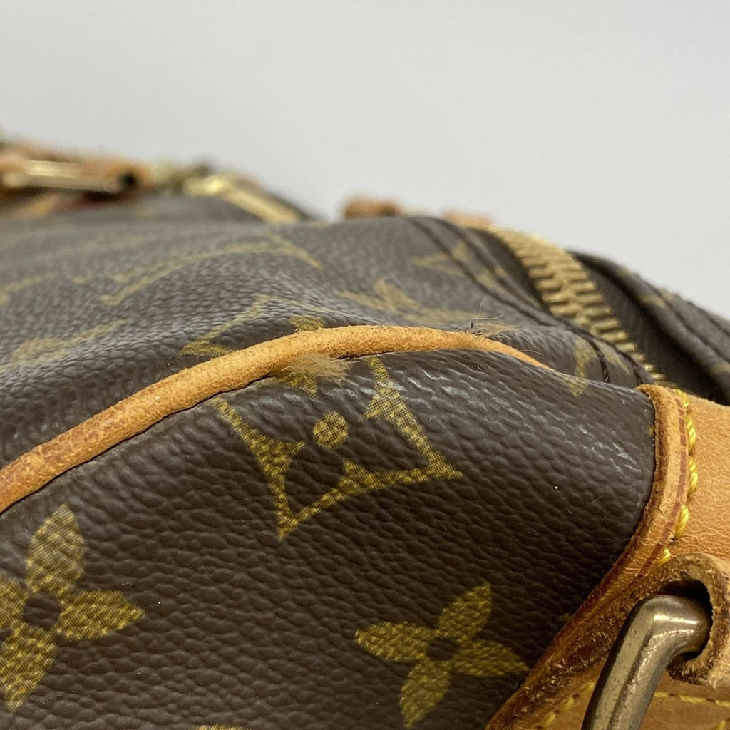 Louis Vuitton Boston Bag Monogram Keepall Bandouliere 55 Brown — view 7