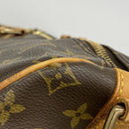 Louis Vuitton Boston Bag Monogram Keepall Bandouliere 55 Brown — view 7