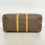 Louis Vuitton Boston Bag Monogram Keepall Bandouliere 55 Brown — view 3